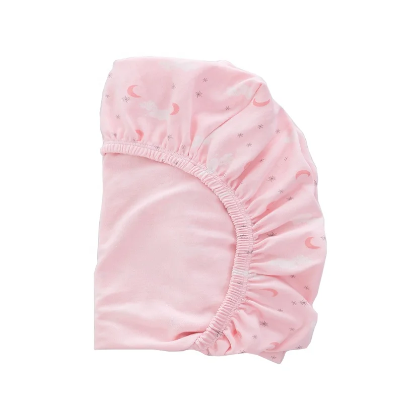 Super Soft Baby Bedding Cover Sheet Oval Cot Bed Sheet Organic Muslin Babi Crib Fit Sheet
