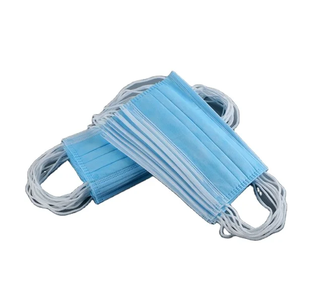 3 слоя одноразовые маски медицинские с earloops/санитарная маска