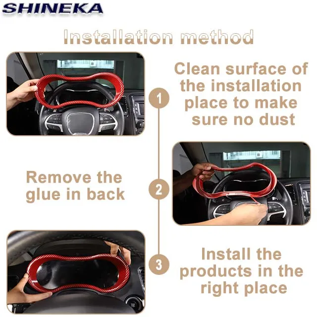 Hot Sale Car Interior Accessories Dashboard Instrument Panel Decoration Trim For Dodge Durango 2014-2020