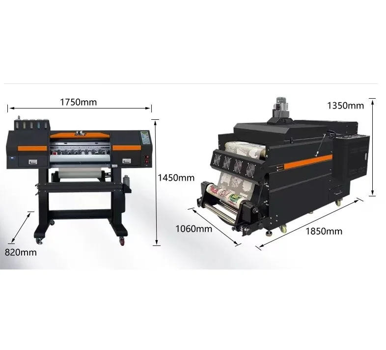 Easy To Operate 60cm Heat Transfer Film Printing Machine 2 I3200 Printheads DTF Printer for Small Businesses