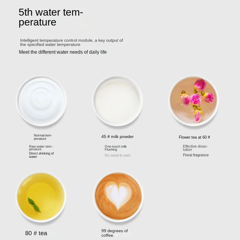 Countertop Hot&cold water dispenser RO water dispenser for home office hotel 75GPD