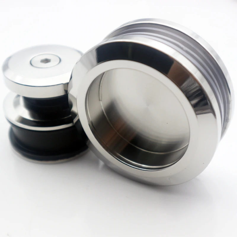 High Quality  SS304 Sliding Mirror Barn Door Kit for Hotel Bathroom and Closet