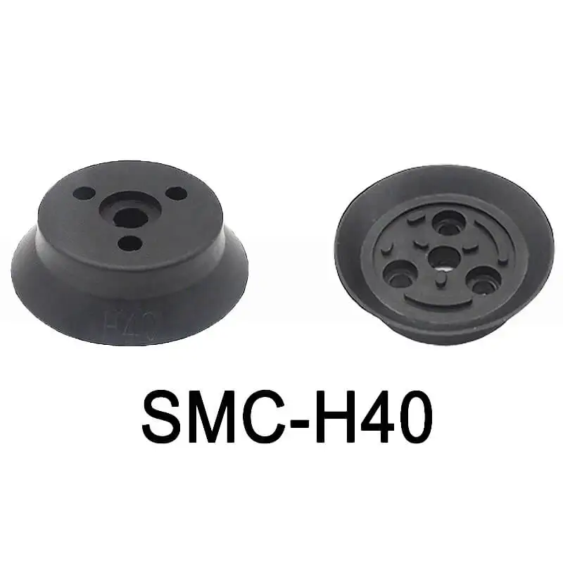 Industrial high tensile H40 HB40 H50 HB50 Silicone rubber vacuum bellows suction cup