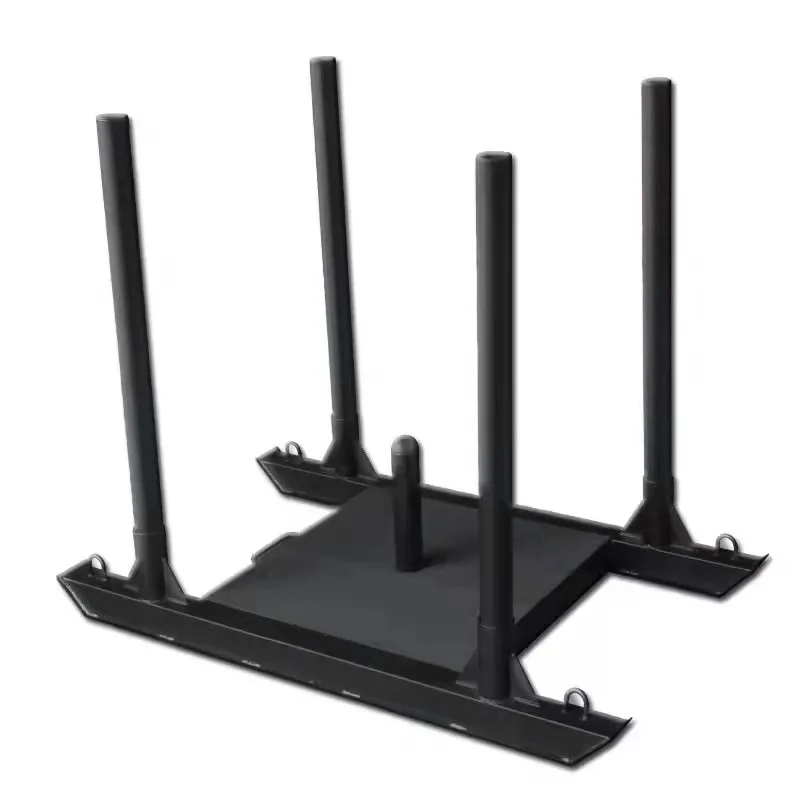 HKRK1820-1  Adjustable Weight Sled Trainer Fitness Equipment Gym Weight Plate Sled Wholesale Snow Sled