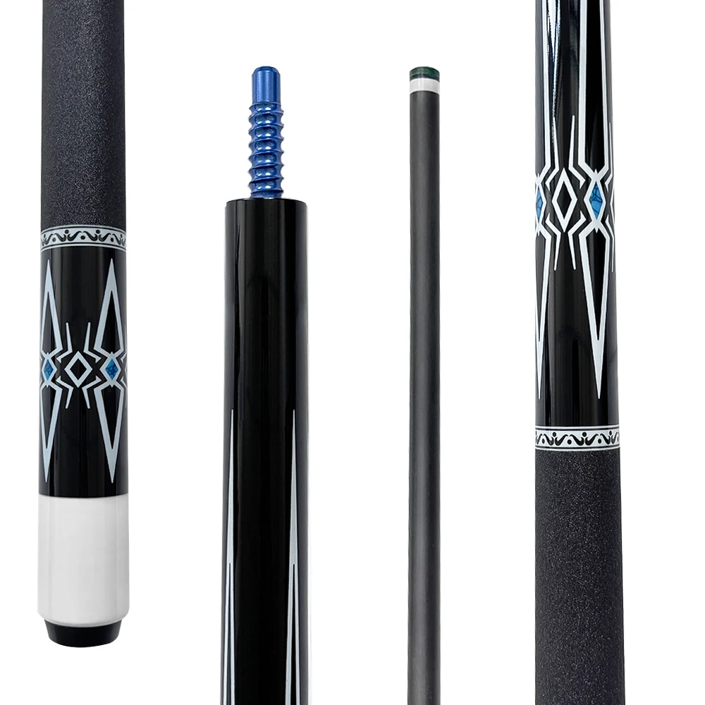 Low Deflection Pro Taper Carbon Pool Cues Uniloc Joint Carbon Fiber Pool Cue Shaft