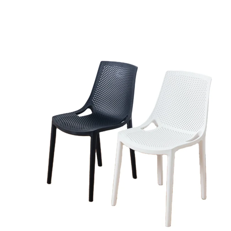 High Quality top sell classic design colorful durable PP plastic chair beauty dining chairs