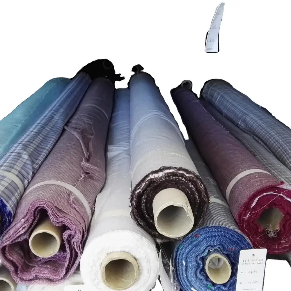 Складские хлопковые ткани для рубашек, Сделано в Италии, для классических мужчин, цветная рубашка