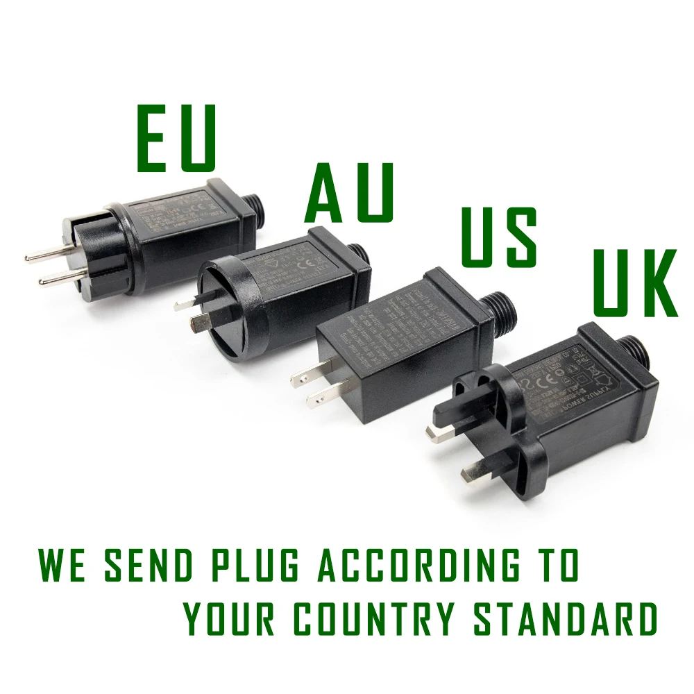 10M-200M LED String Lights Garland Street Fairy Lamps Christmas Outdoor Waterproof For Patio Garden Home Tree Wedding Decoration