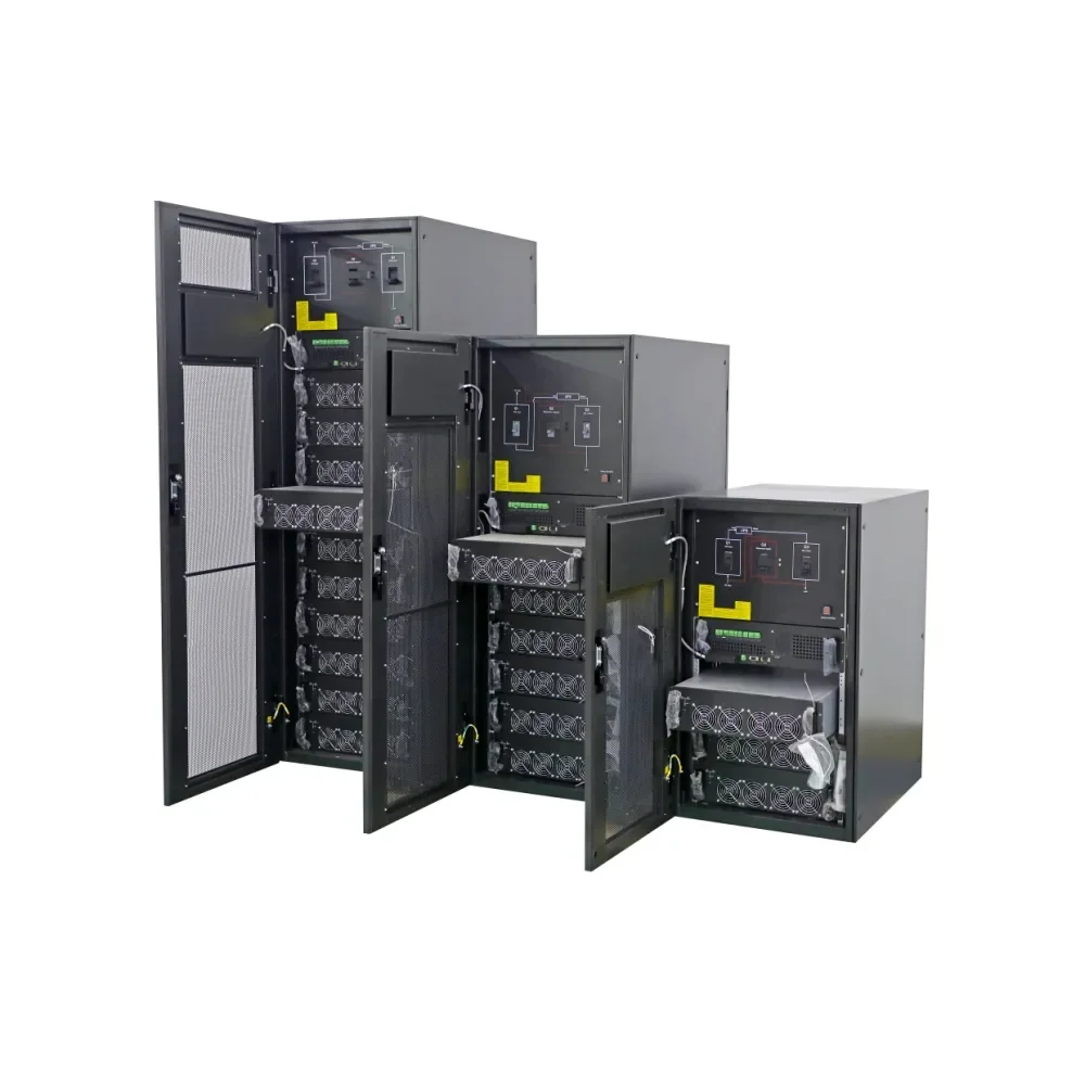 Modular UPS 50KVA 60KVA 90KVA 120KVA 3 Phase 380V 400V High Frequency UPS Inverter