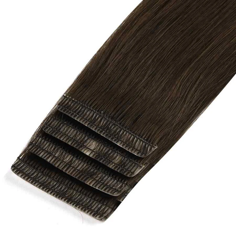 Juancheng Ruijia Hair factory Wholesale Russian European Remy Invisible Tape Hair Extensions Double Drawn Human Hair