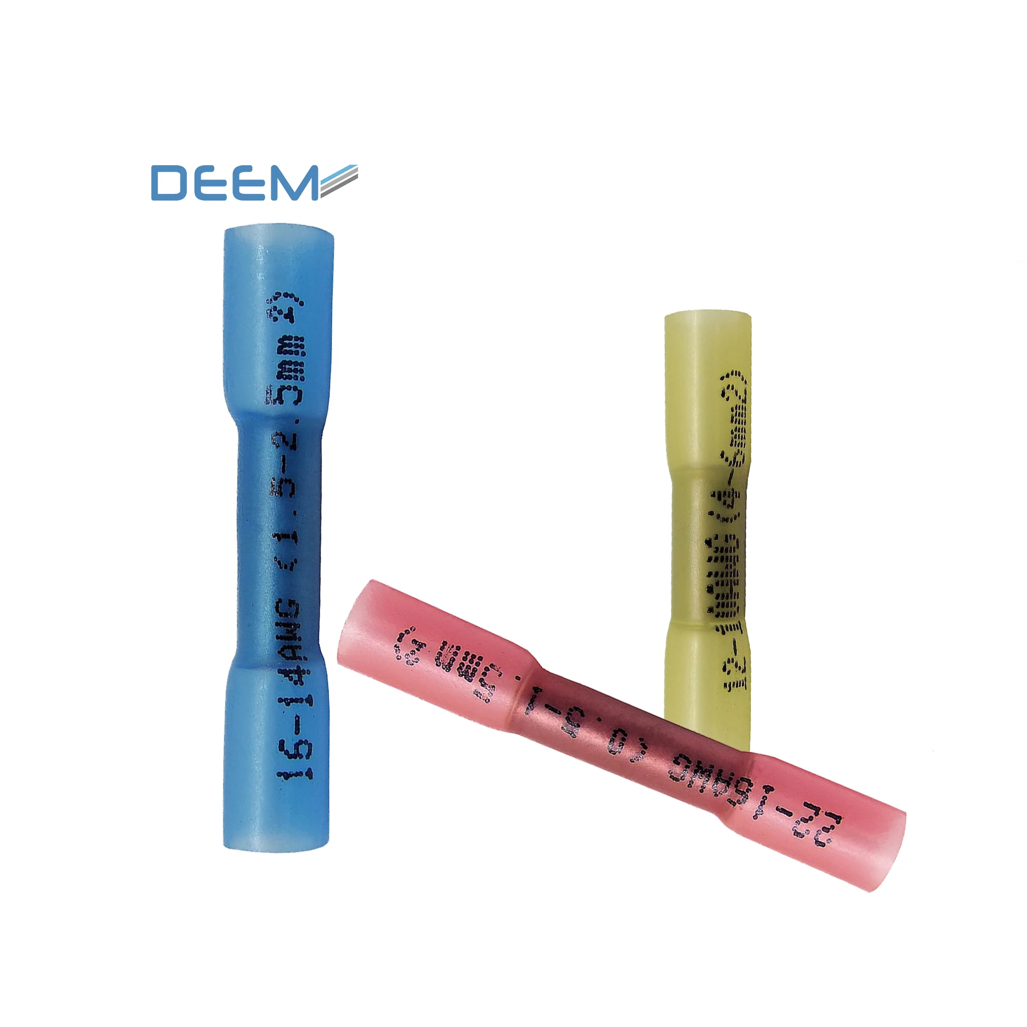 DEEM Heat shrink butt connector waterproof sleeve seal heat wire splice connector