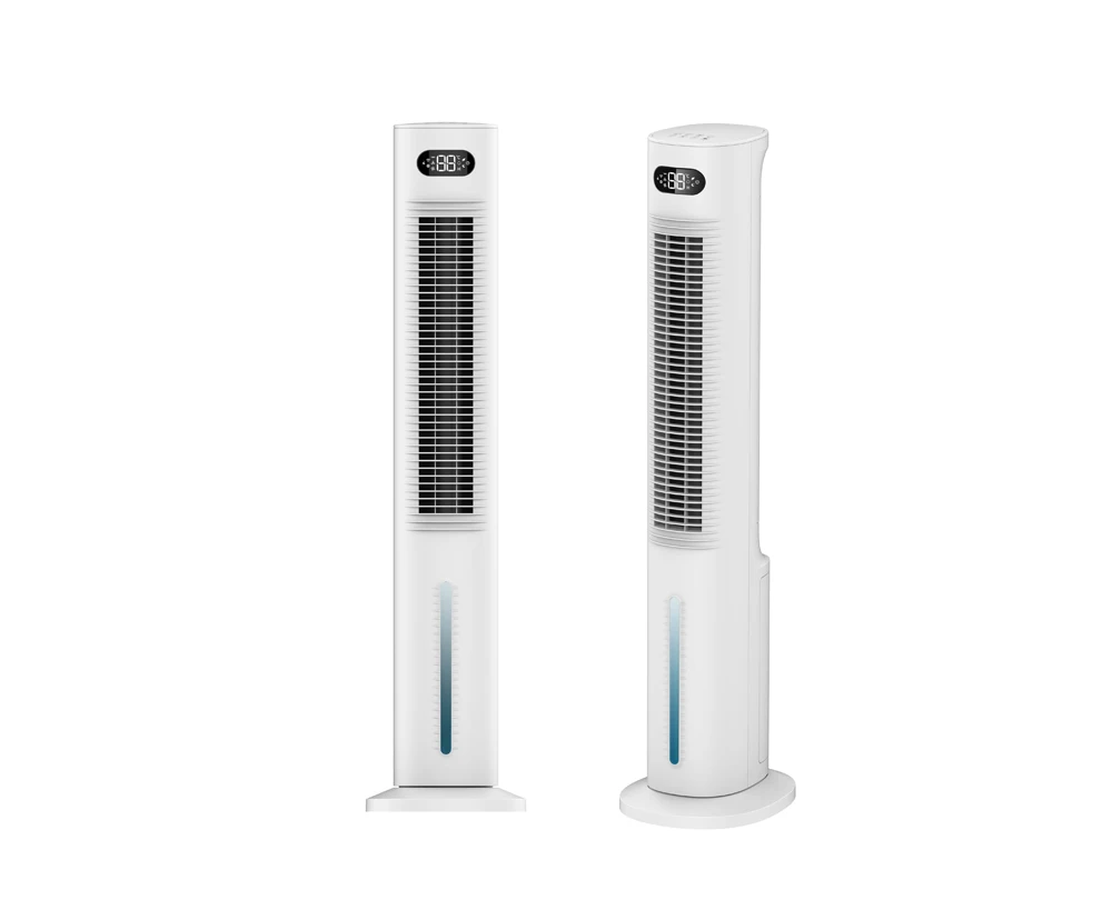 44inch tower & pedestal water fans with auto oscillation air cooling plastic quiet tower fan