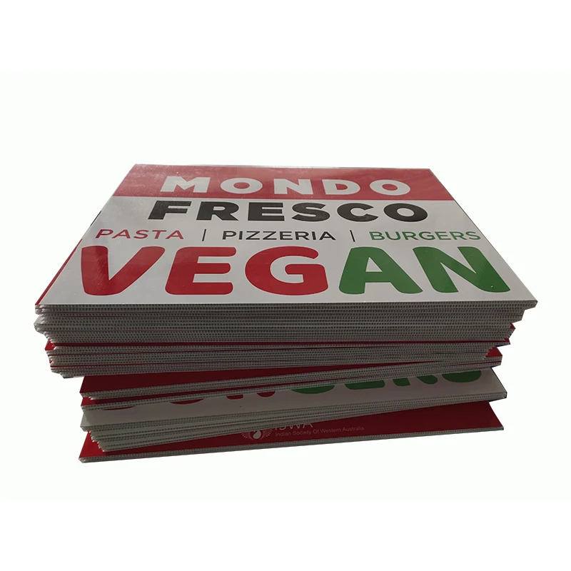 Free Sample 18*24 inches PP corrugated sheet custom traffic letter signs Party Welcome Yard sign