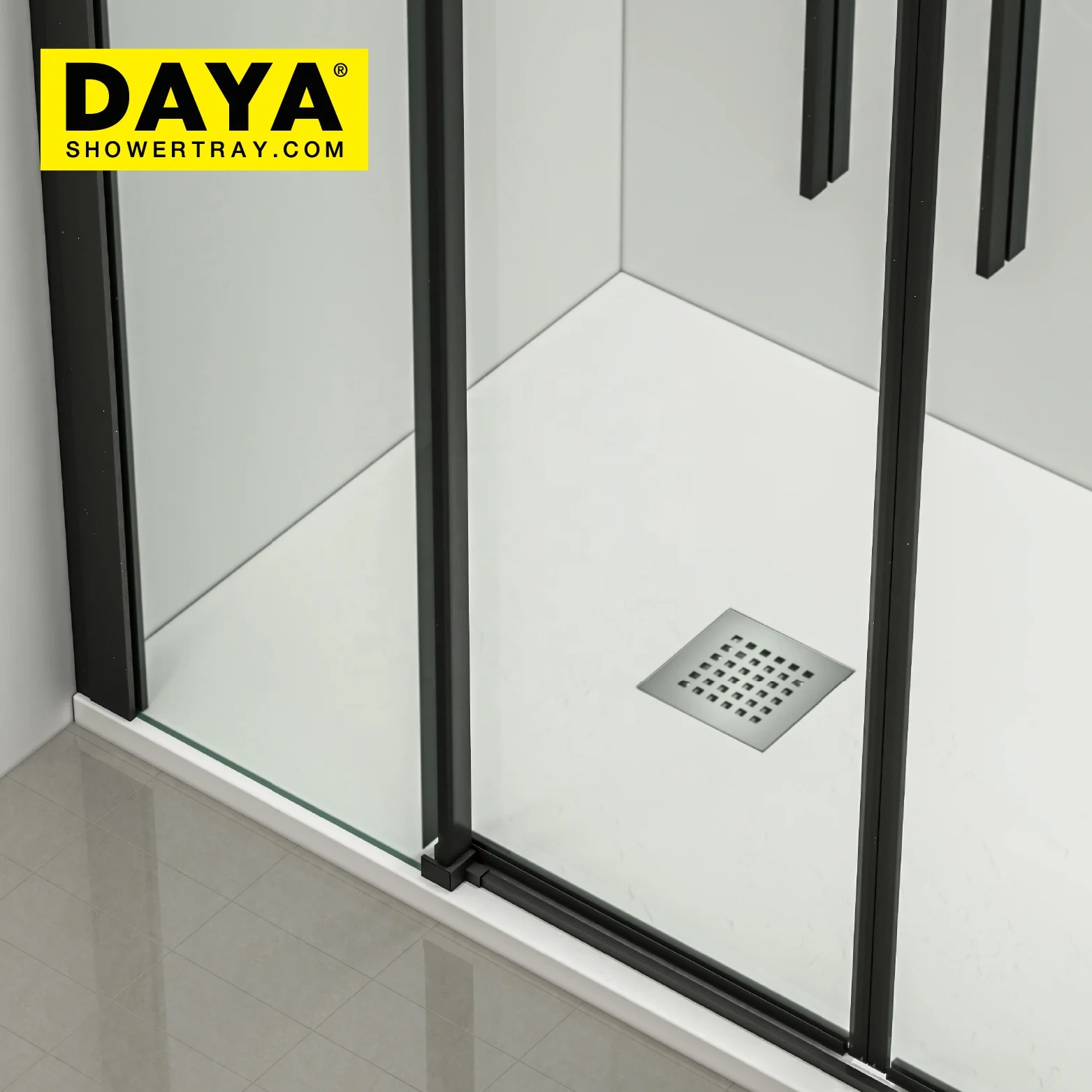 90x90cm Modern glass shower enclosure electroplate corner bathroom shower box circular shower enclosure