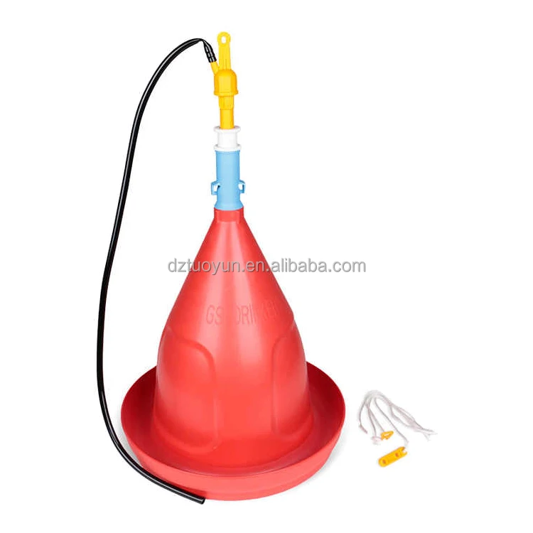 TUOYUN Good Quality Broiler Feeders And Bell Drinkers 1 Year Automatic Water Auto Drinker For Poultry