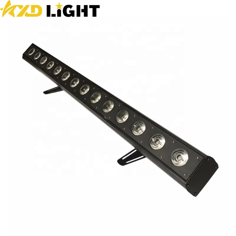 Building Lighting Outdoor RGBWAUV 14pcs LED Wall Washer Linear Bar Light Strip Architectural Facade Lighting IP65 Wall Washer