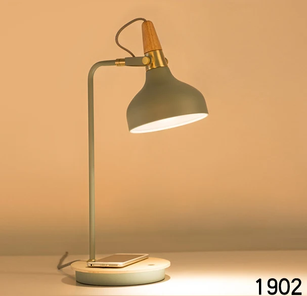 Новая европейская Скандинавская антикварная лампа макарун для дома студентов прикроватная детская металлическая настольная лампа