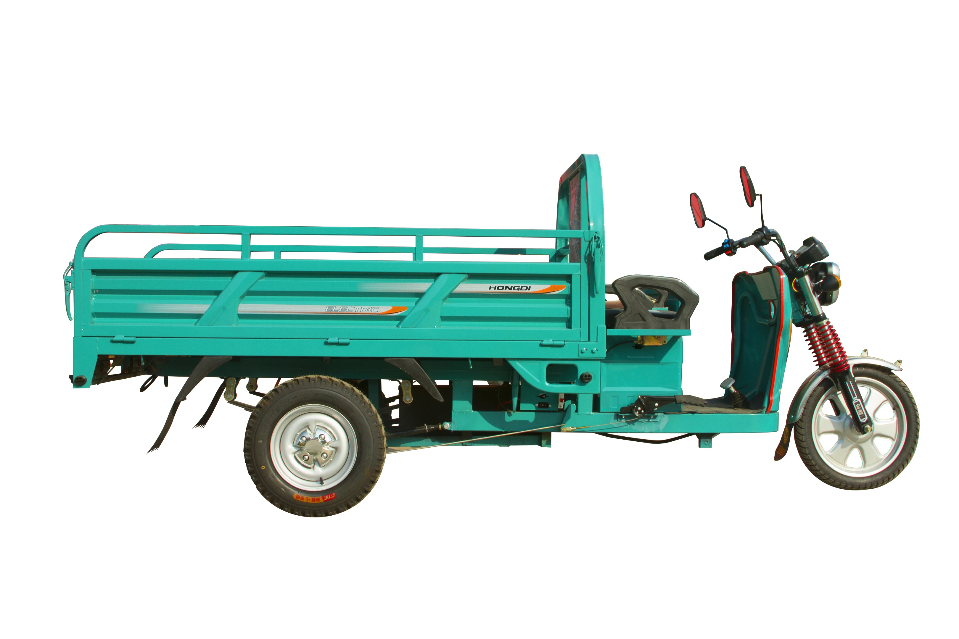 Adult 3 Wheel Electric Vehicle Big Trike Light Duty Long Cargo Electric Cargo Tricycle