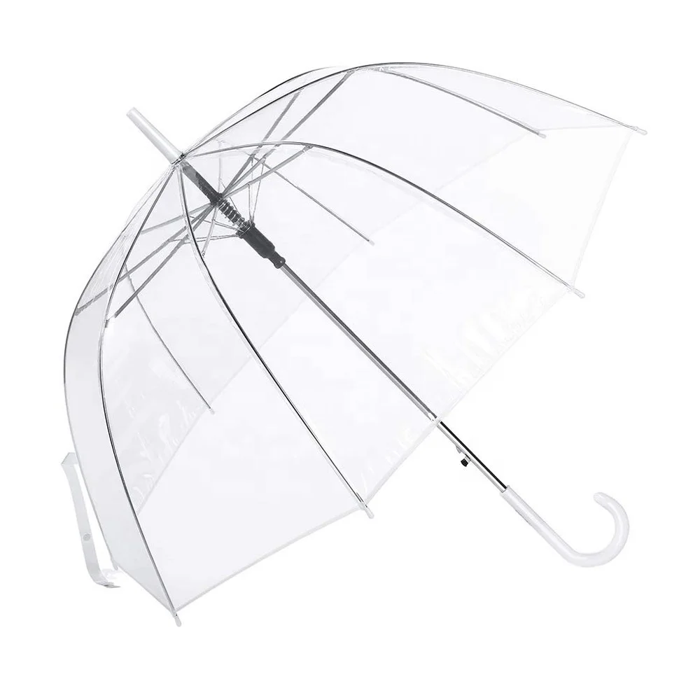 23 inch*8k vogue transparent pvc umbrella