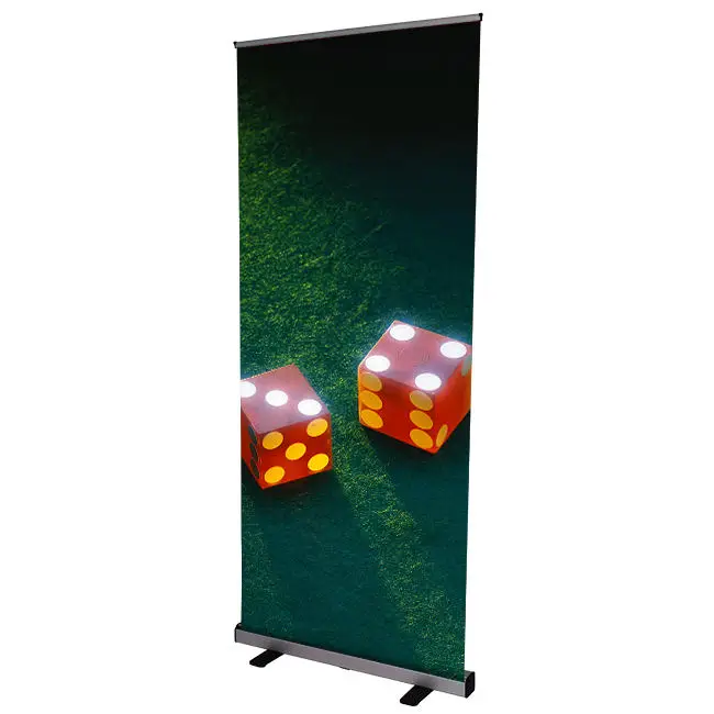 Trade show advertising roll up banner stand pull up banner stand floor standing Retractable Banner For Advertising