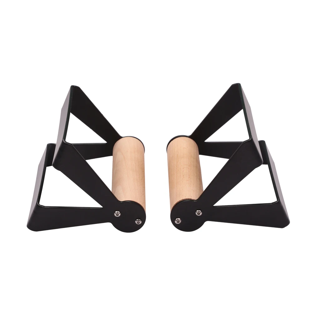 Wooden Parallettes Bar Handstand Bars with Push-Up Handles for Calisthenics and Gymnastics push-ups stands