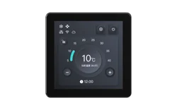 Modbus floor heating room thermostat colorful acrylic touch screen thermostat for boiler, water manifold heating