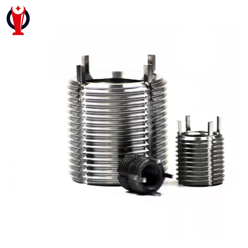UNJC UNJF Galvanized Zinc Plated Stainless Steel Keensert Threaded Bushing Key Locking Wire Thread Insert for Thread Repair