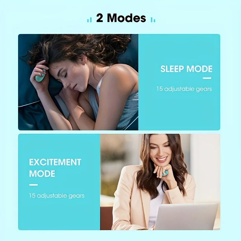 Handheld Pulse Sleep Instrument Intelligent Relief Insomnia Micro-current Massager Mini Size