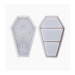 Reasonable Price Vampire Gothic Resin Moulds Diy Making Supplies Small Coffins Container Mods