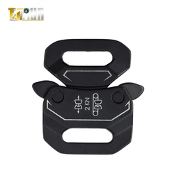 Tactical buckle quick release metal buckle backpacks accessories dog collar fashion hanging chain belt buckle
