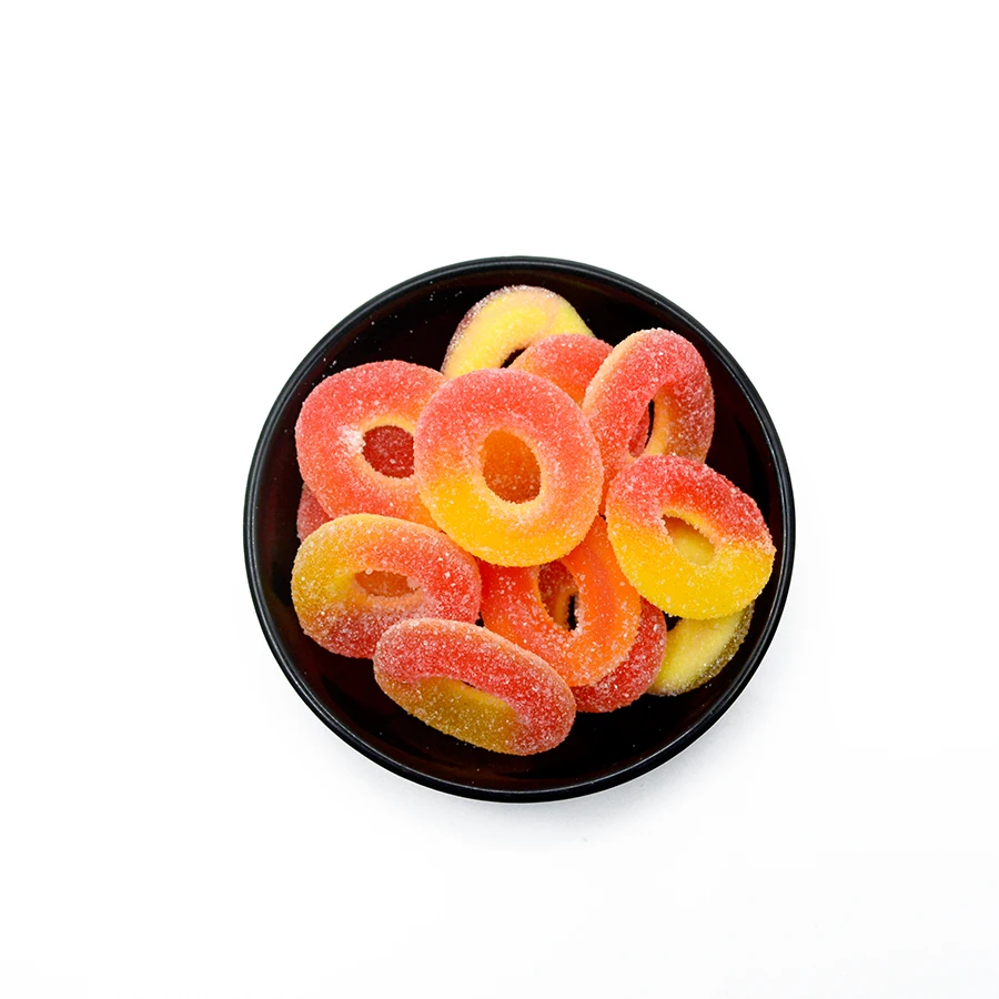Hot selling confectionery importer ring shape gummy candy soft candy