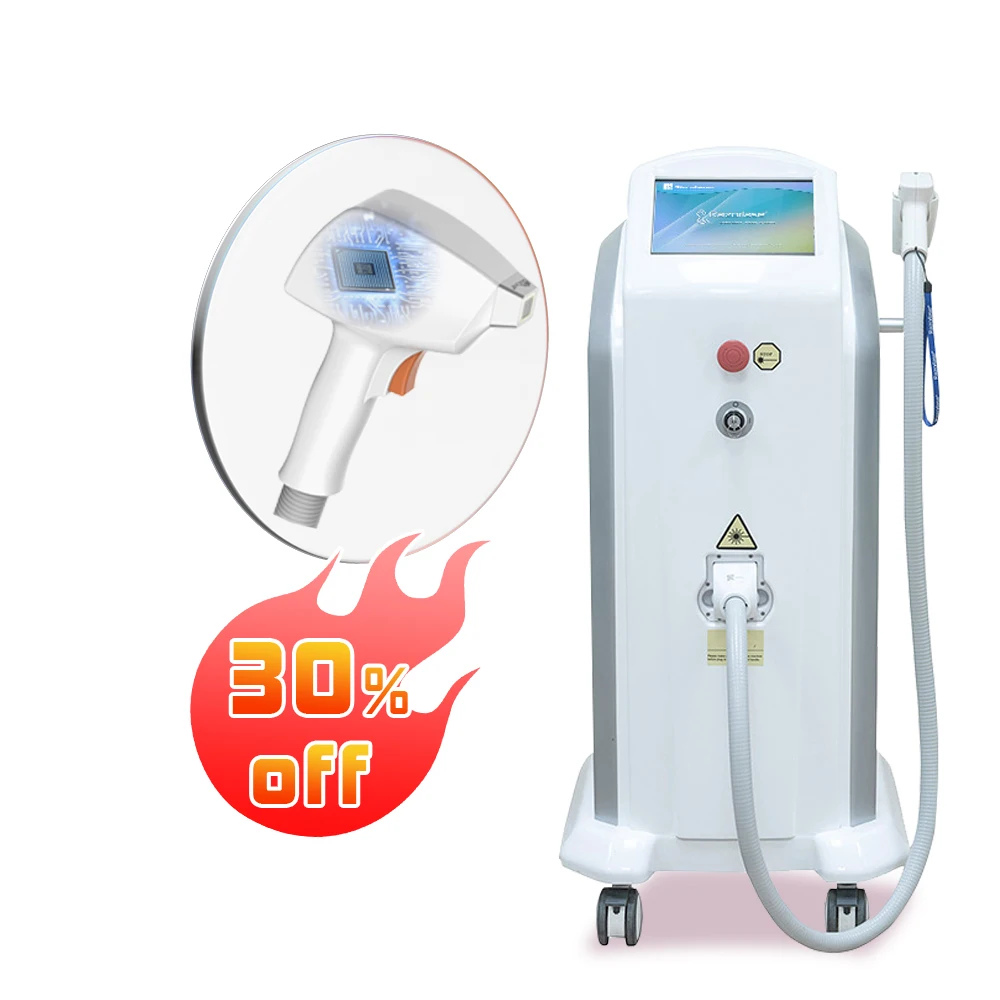 Professional Medical Aesthetic 755 808 1064 Mixed Diode Laser Hair Removal Machine Beauty Spa Salon Use