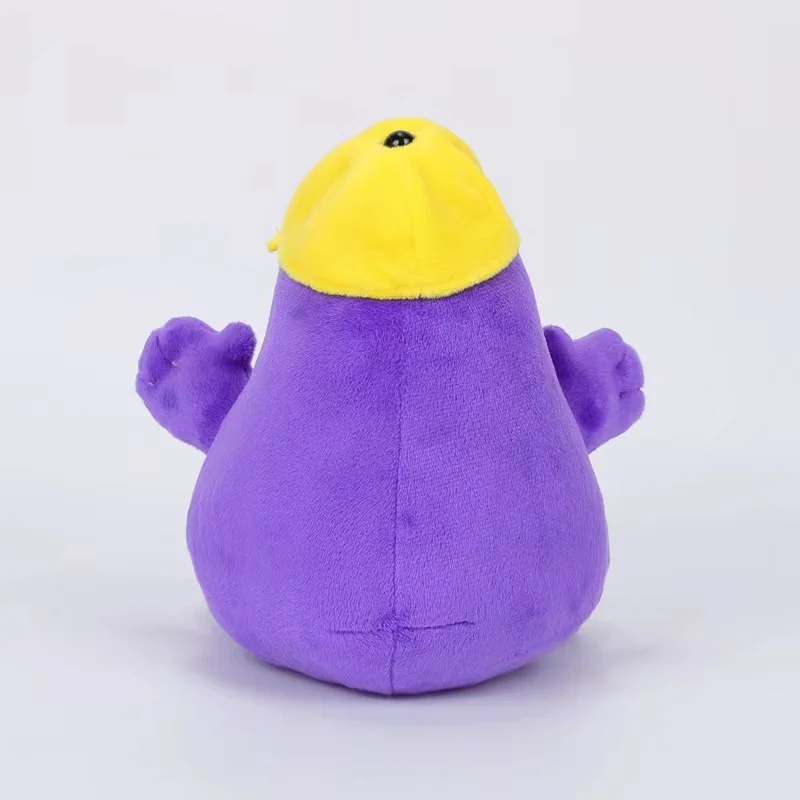 Hot selling Grimace shake Yellow Hat purple ghostface milkshake monster plush toy
