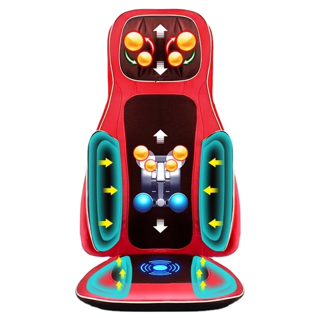 
Electric relax chair infrared heat massage cushion 4D Shiatsu Full Back Massager 