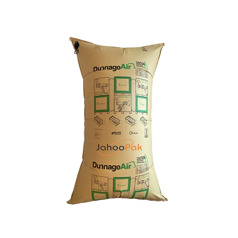 Recyclable 50x100cm AAR L1 Container Pillow Paper Dunnage Air Bag for Cargo Transportation