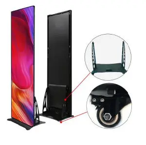 Китайский завод HD Крытый полноцветный рекламный плакат медиаплеер светодиодный постер экран P1.25 портативный дисплей