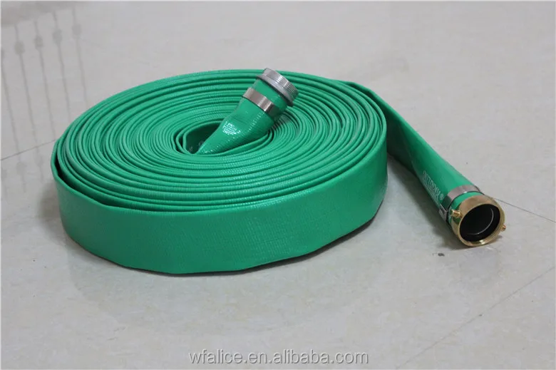 Wholesale Factory  PVC Layflat Garden Hose Pipe Custom-made Inch PVC  Irrigation Water Discharge