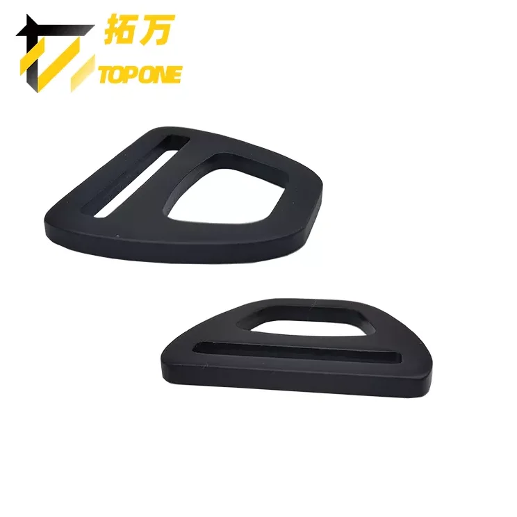 Black triangle high load-bearing aviation aluminum buckle backpack strap buckle accessories