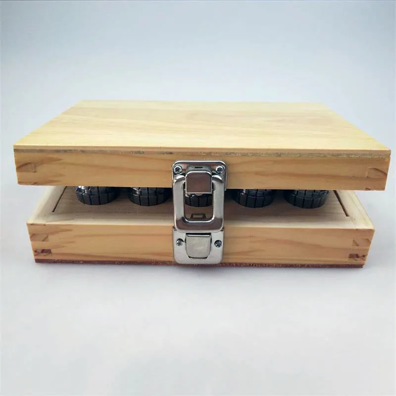 Din 6499B er8 er16 er20 er25 er32 er40 spring collet set  for tool holders wooden box