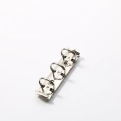Guangdong factory 3 ring binder clip*R shape mini stationery clip