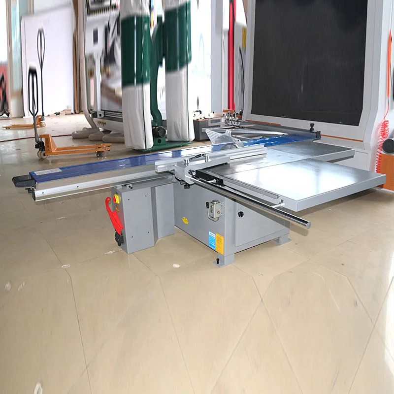 High Precision long time service Sliding Table Panel Saw Machine with Scoring Blade sliding table saw