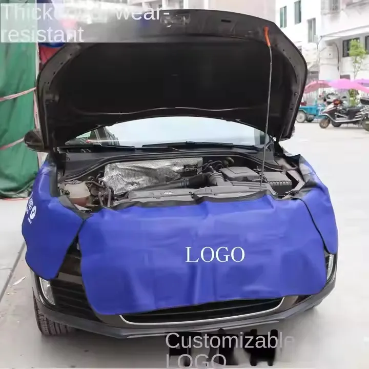 Custom Auto Fender Cover Work Mat Protector Magnetic Car Repair Fender Cover