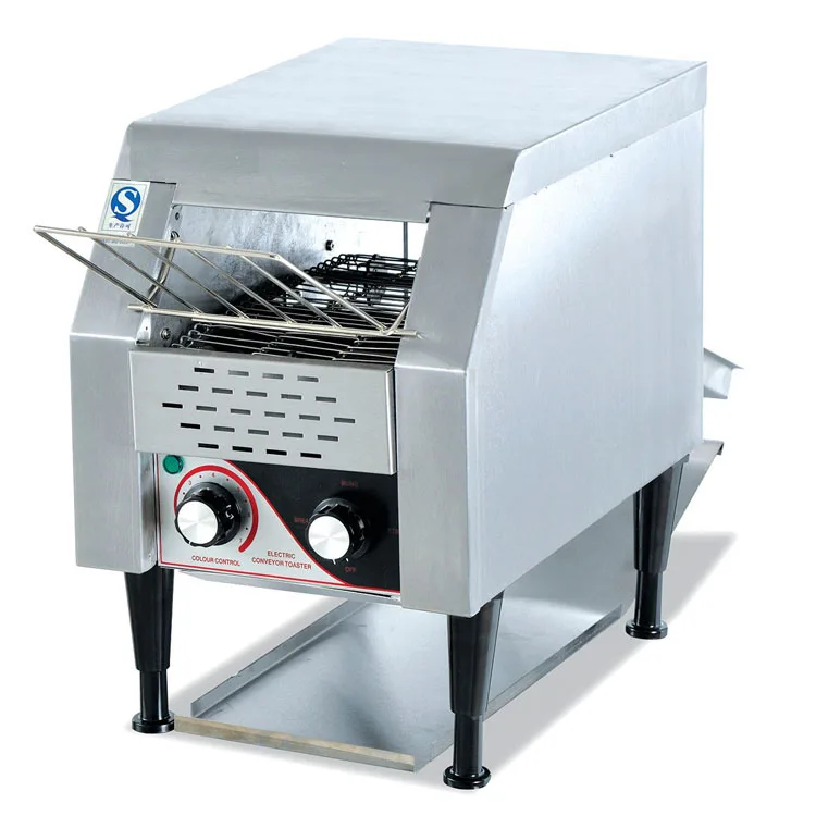 Commercial Stainless Steel Electric Conveyor Belt Toaster For Restaurant Hotel