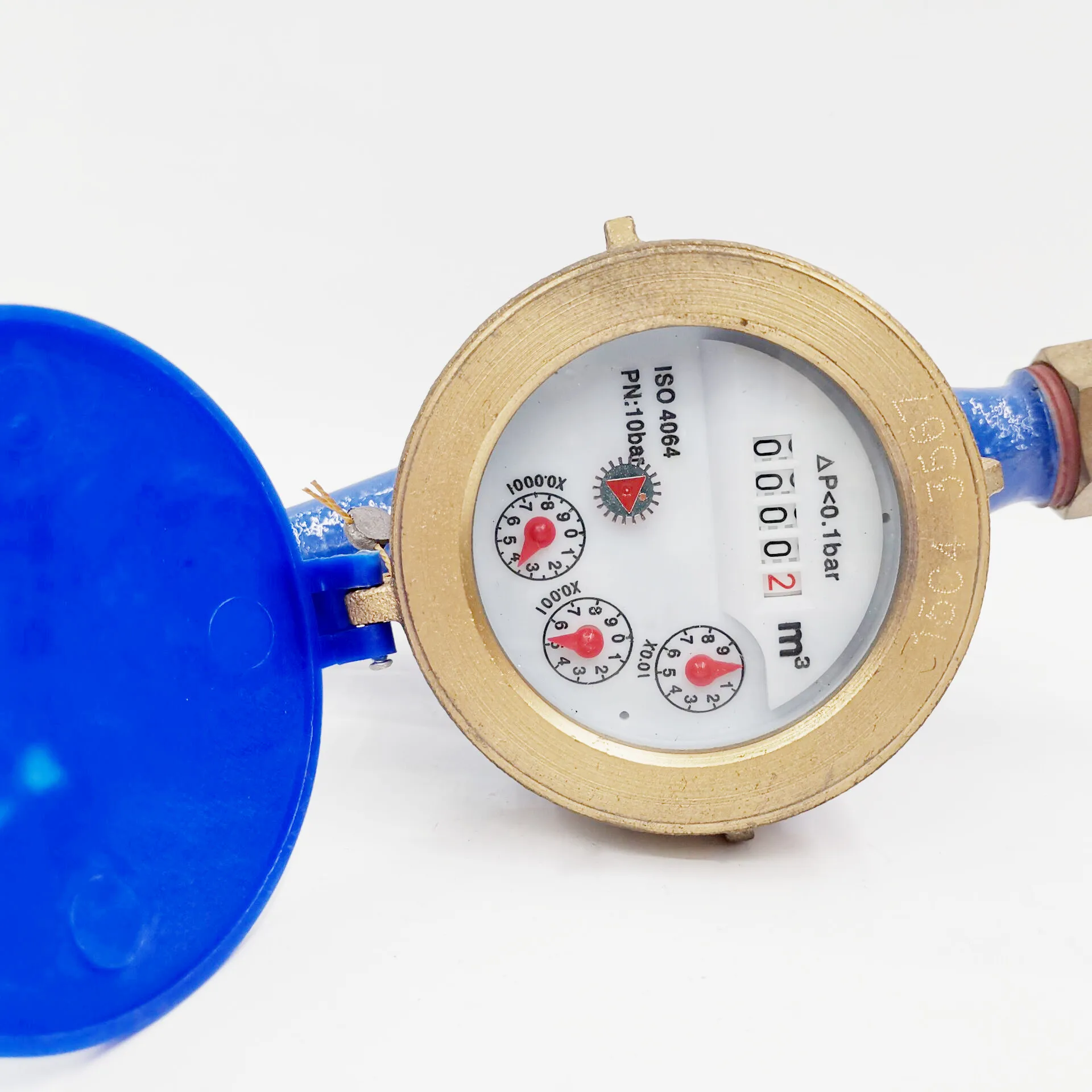 Multi Jet Rotary Vane Wheel Wet Dial Cold Water Meter With High Quality