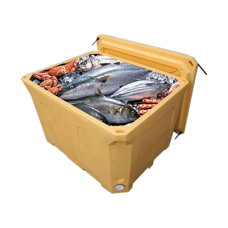 Custom 400L 600 L800L 1000L large Rotomolding Cooler Box for outdoor sea fishing
