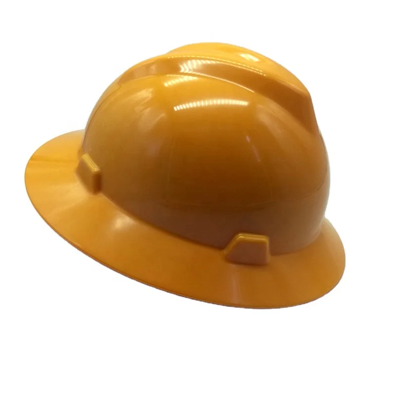 wide brim mining industrial custom safety helmet