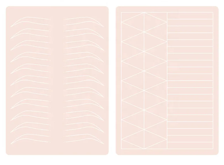 2022 popular private label skin makeup face 3d tattoo skin pmu microblading practice skin