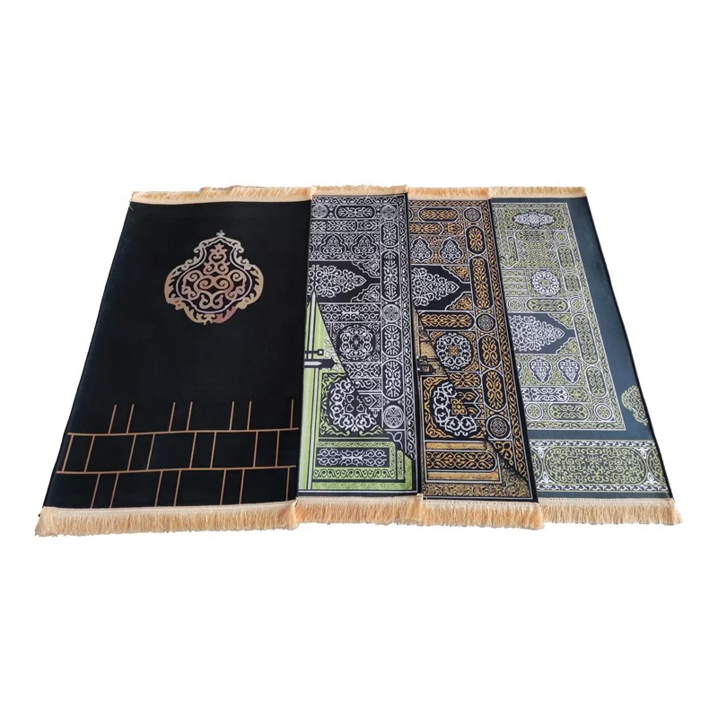 2021 hot sale turkish style teaching popular Islamic Portable Muslim Prayer Mat for Ramadan