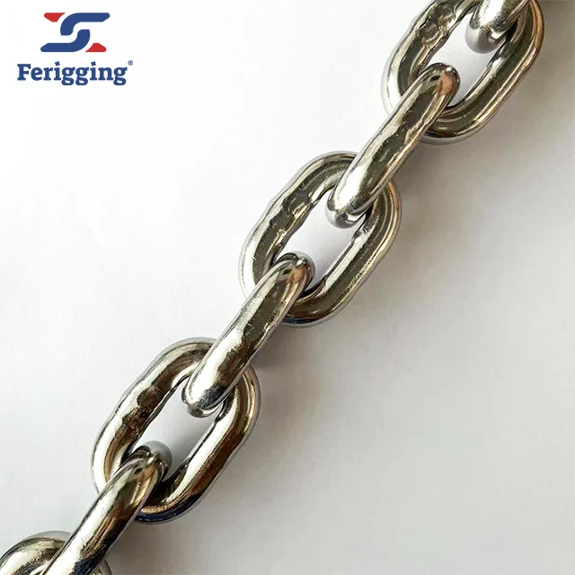 2-32mm G30 Standard DIN766 Stainless Steel Proof Coil Link Chain
