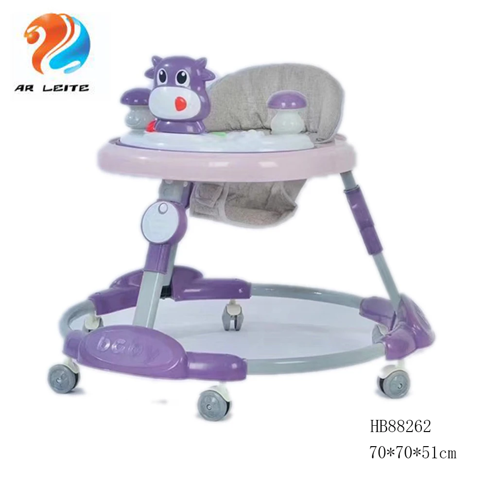 Multi Functional Wholesale Plastic Early Educational Toy Baby Walker With Musical Piano Keyboard And Bricks Game Push Walker